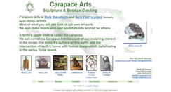 Desktop Screenshot of carapacearts.com